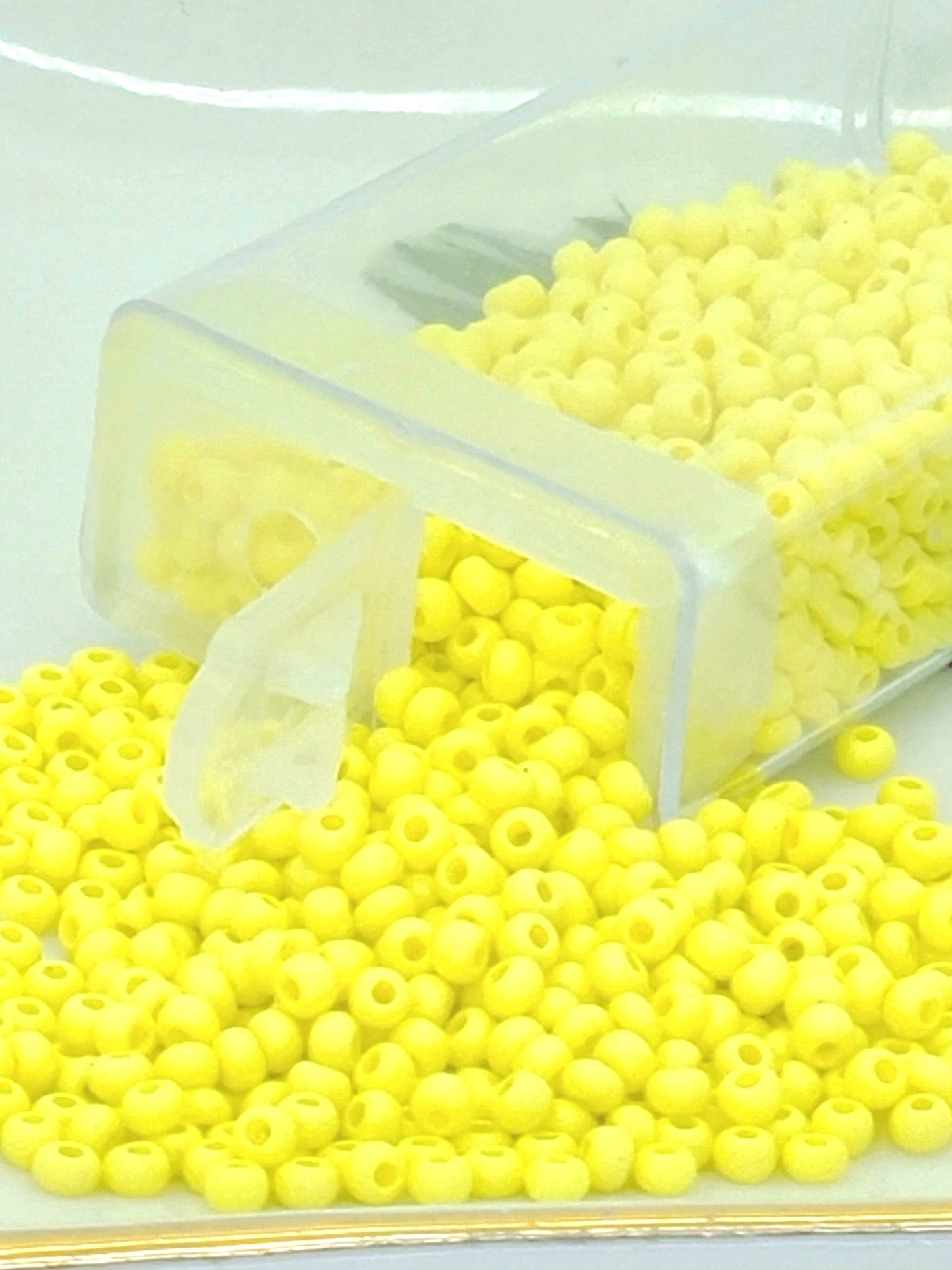 Czech Seed Beads, Premium, 10/0, 37 color choices and/or finishes, New flip top lid design