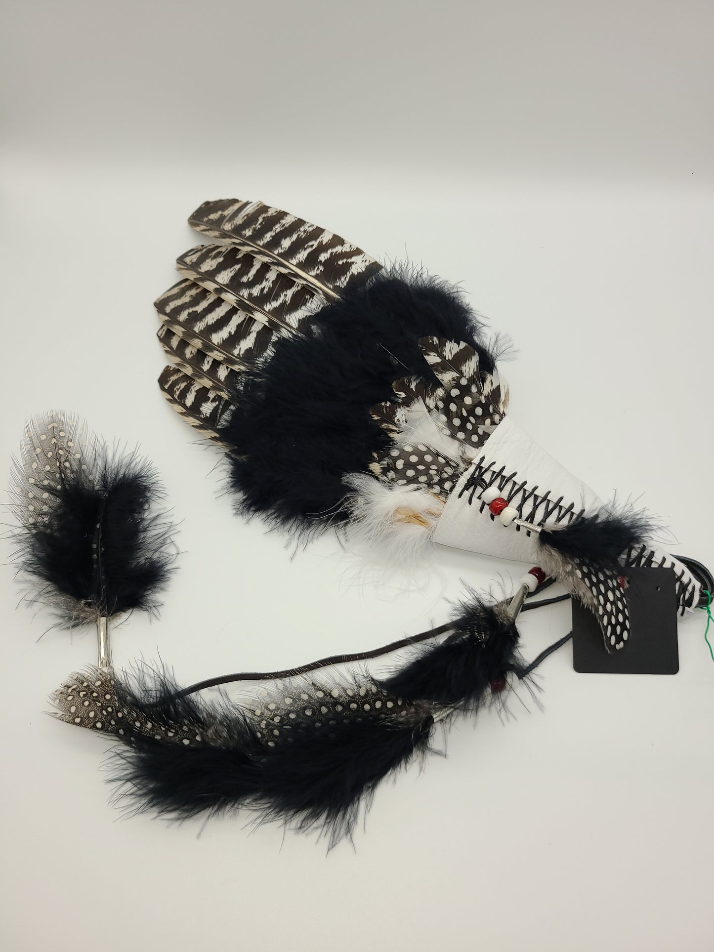 Smudging Wing, Prayer Wing, Wild Turkey, Leather, Goose, Sinew, Fan, Ceremony,