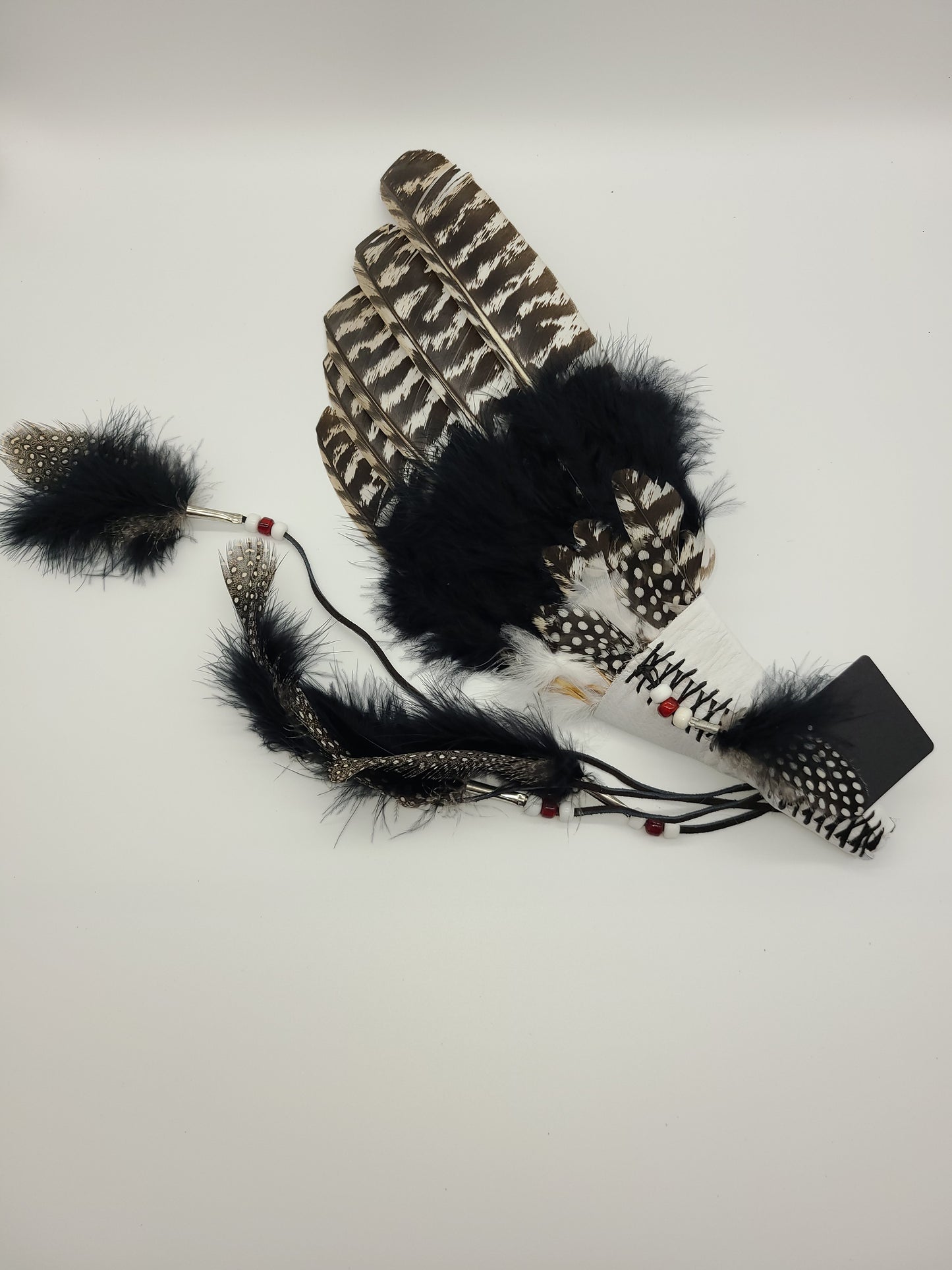 Smudging Wing, Prayer Wing, Wild Turkey, Leather, Goose, Sinew, Fan, Ceremony,