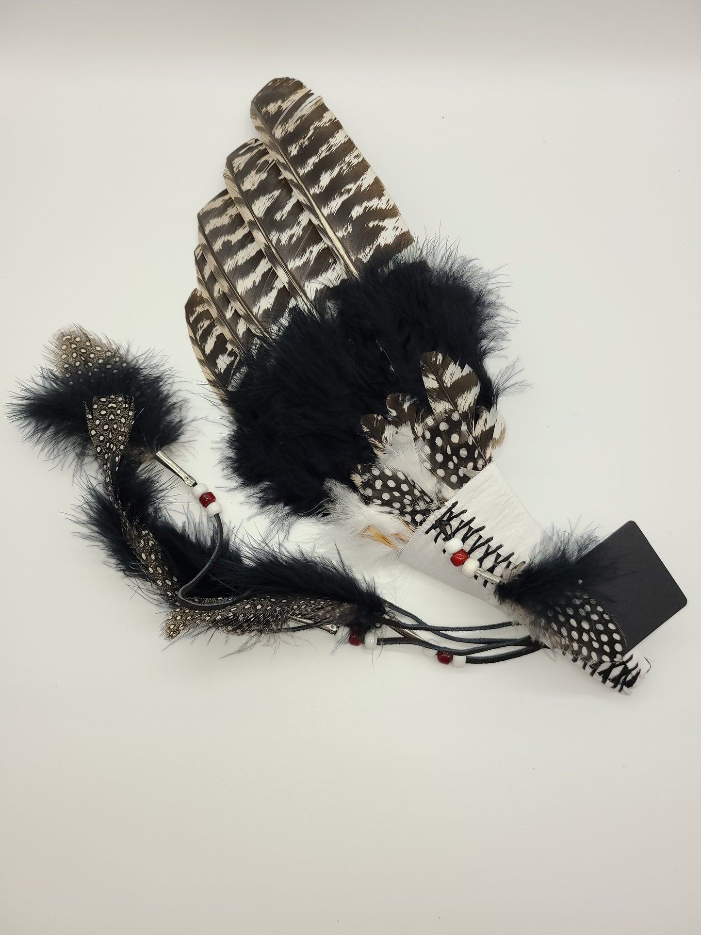 Smudging Wing, Prayer Wing, Wild Turkey, Leather, Goose, Sinew, Fan, Ceremony,