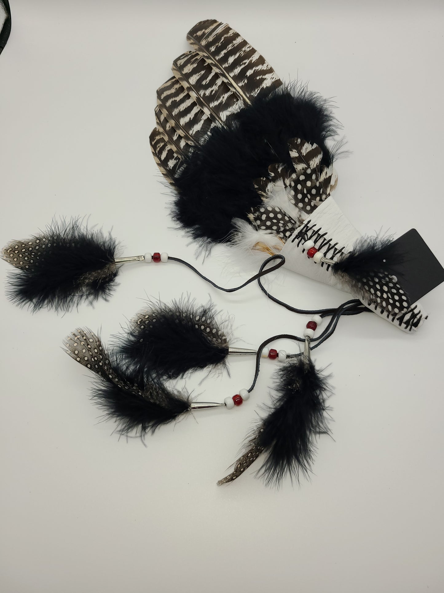 Smudging Wing, Prayer Wing, Wild Turkey, Leather, Goose, Sinew, Fan, Ceremony,