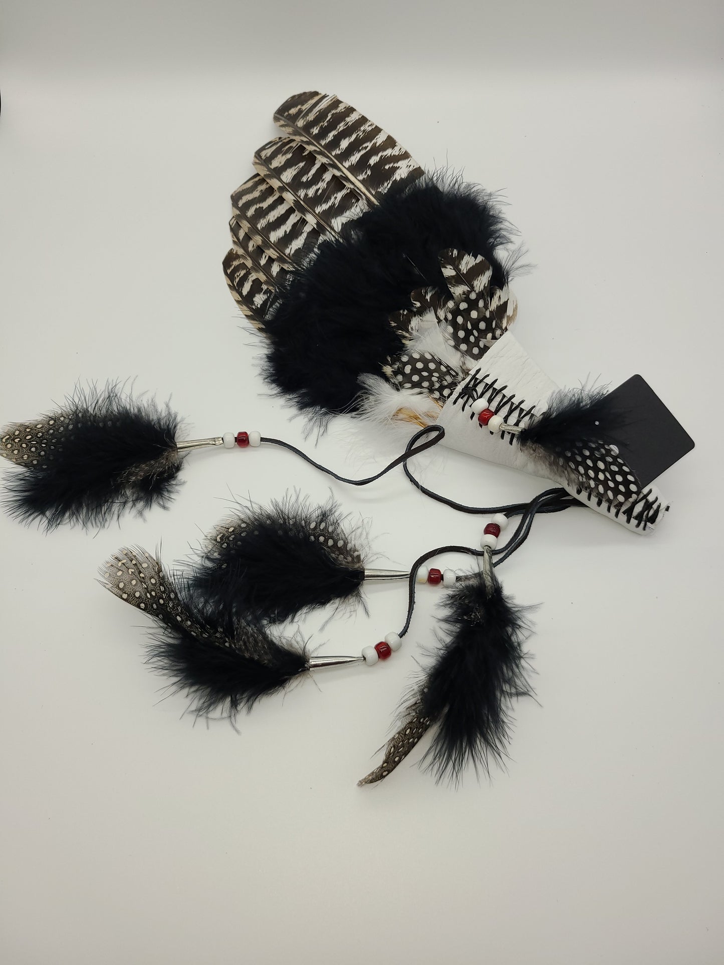 Smudging Wing, Prayer Wing, Wild Turkey, Leather, Goose, Sinew, Fan, Ceremony,