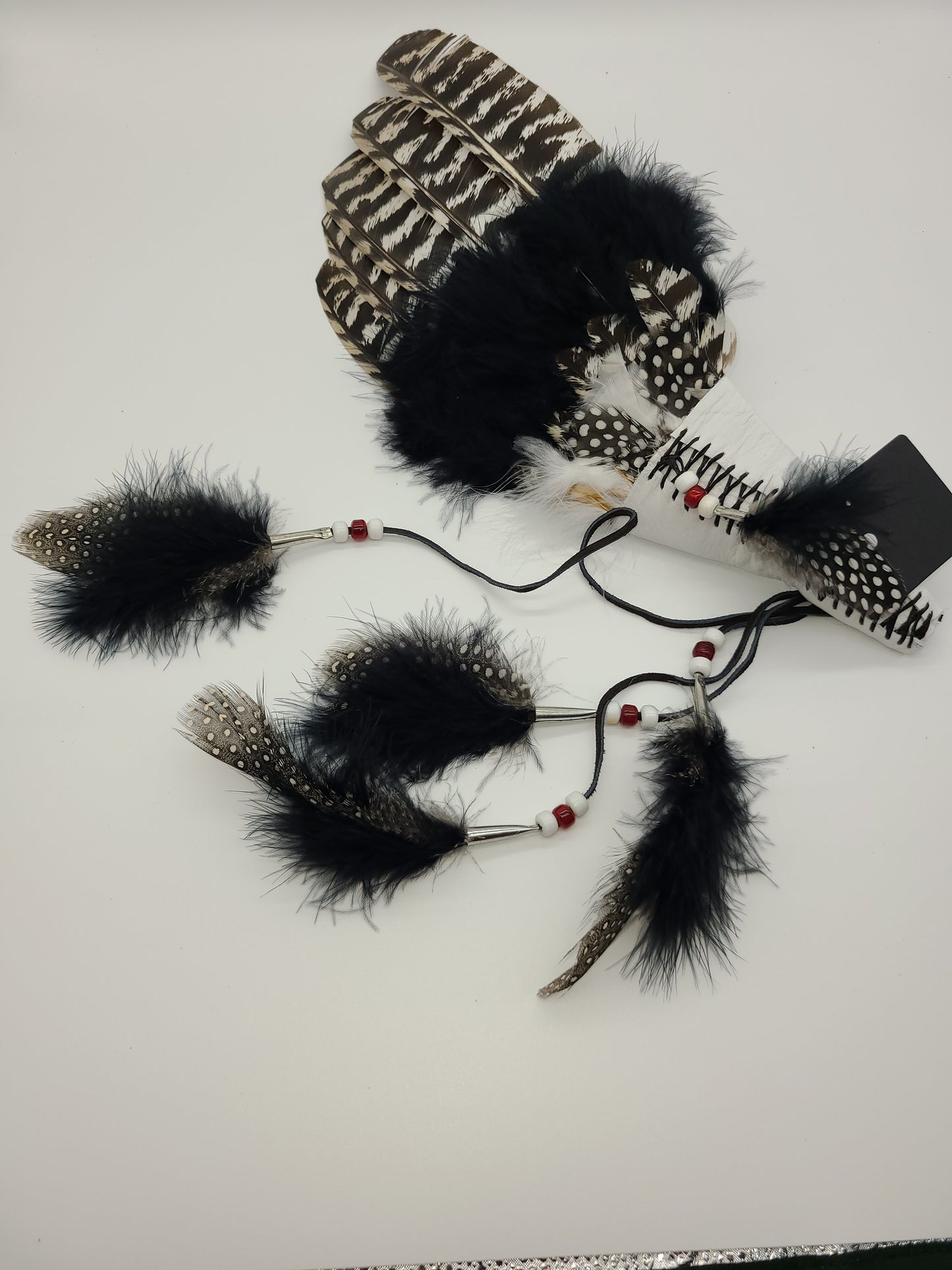 Smudging Wing, Prayer Wing, Wild Turkey, Leather, Goose, Sinew, Fan, Ceremony,