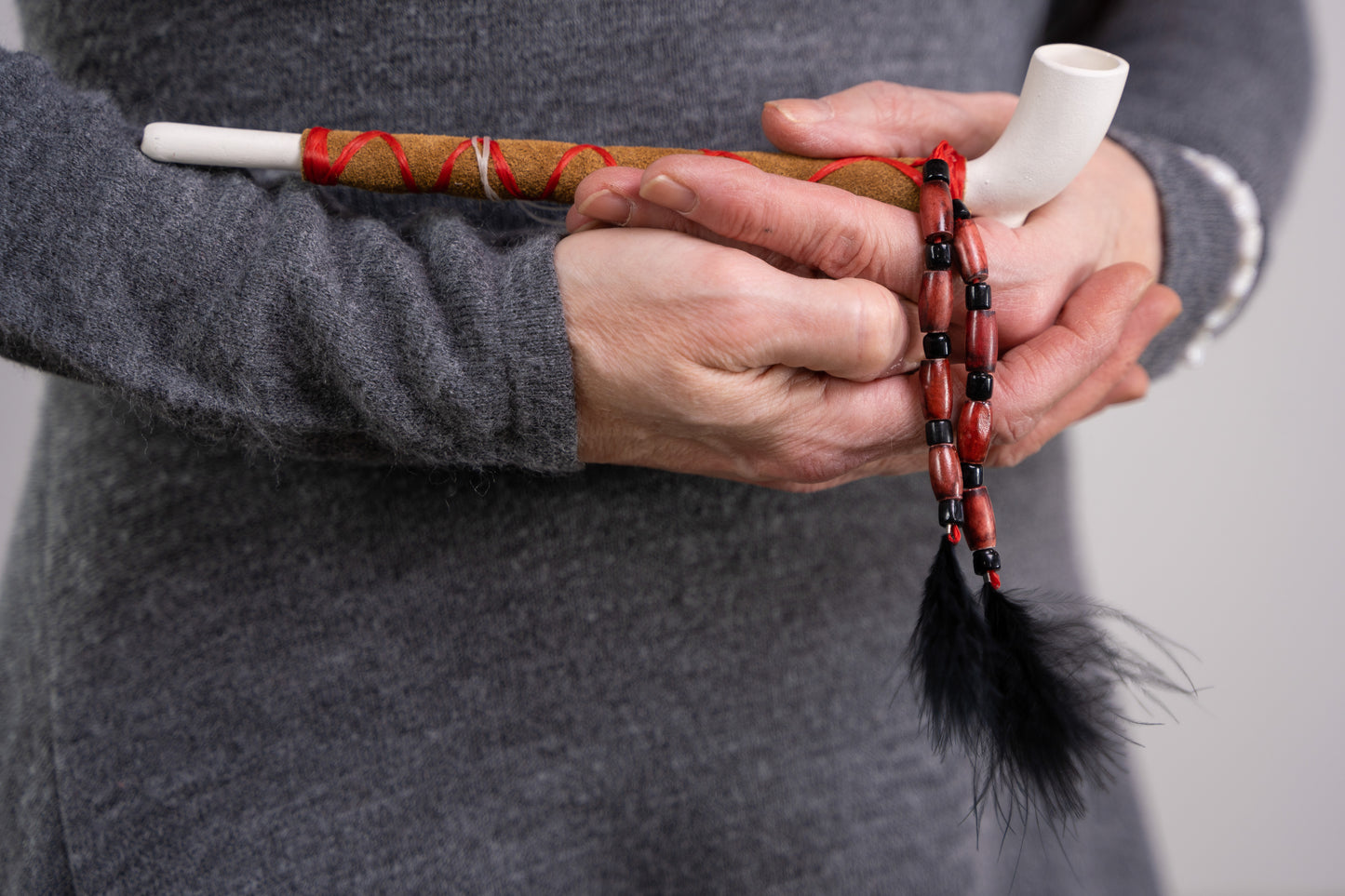 Individually Designed/Crafted Clay Pipes decorated, fully functional, 4"- 9" Cutty or Elizabethan style, with wooden hand carved stand, Indigenous made