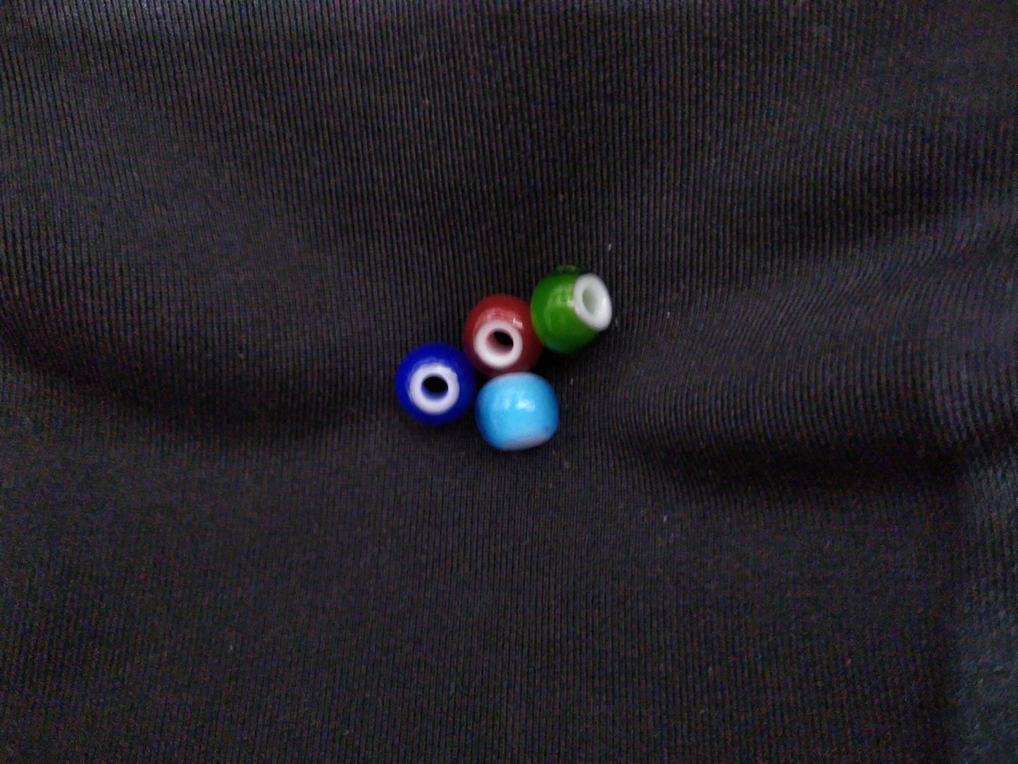 Trade Beads 6 mm x 25 pcs per package aka White Heart Beads, Glass, Hand Cut, Cold Rolled for Necklaces, Earrings, Bracelets, Beading, Decorations