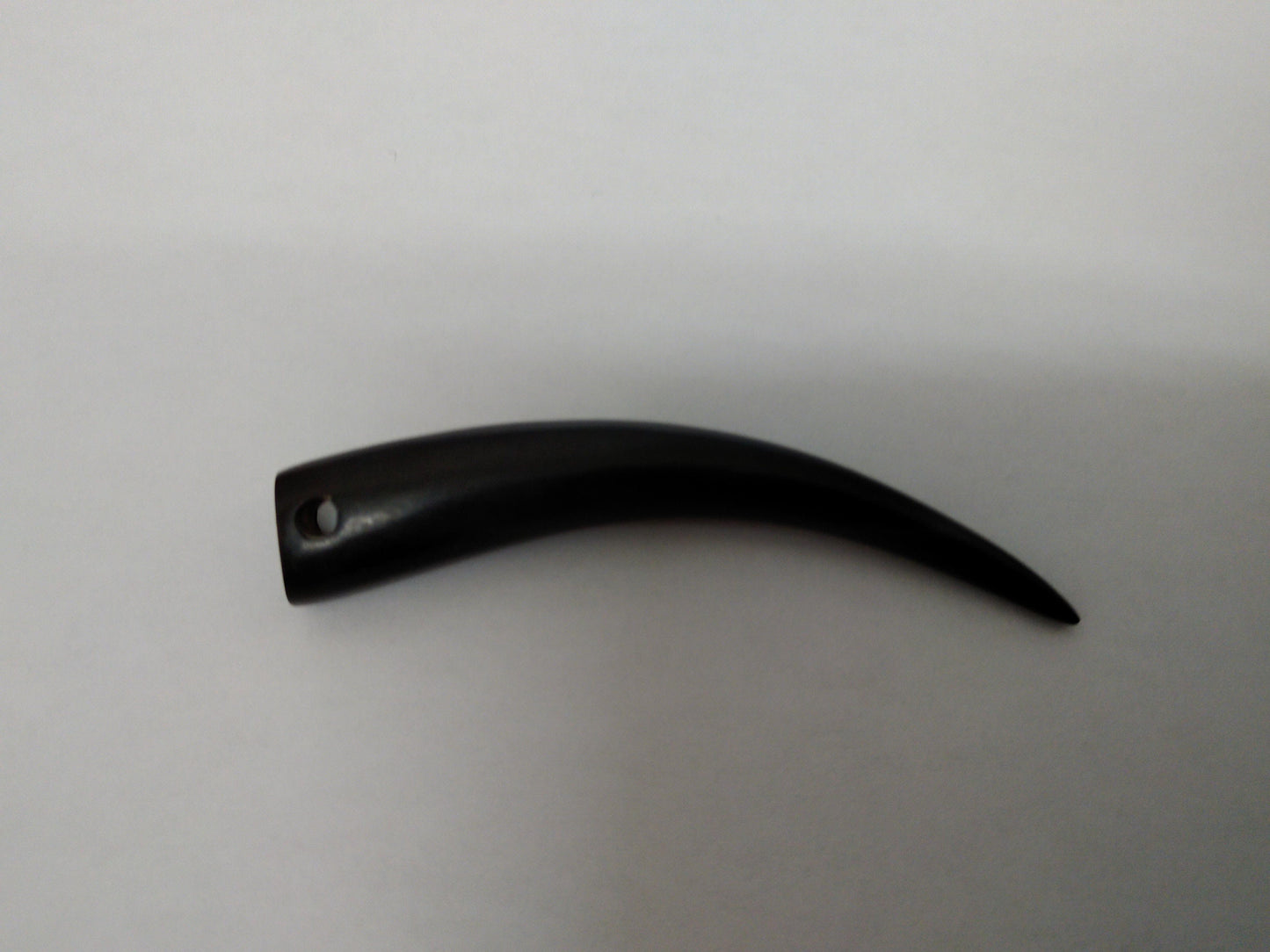 Talons, Hand Carved Black Buffalo Horn or Cow Bone 1.5"- 2.5" Drilled for Pendants