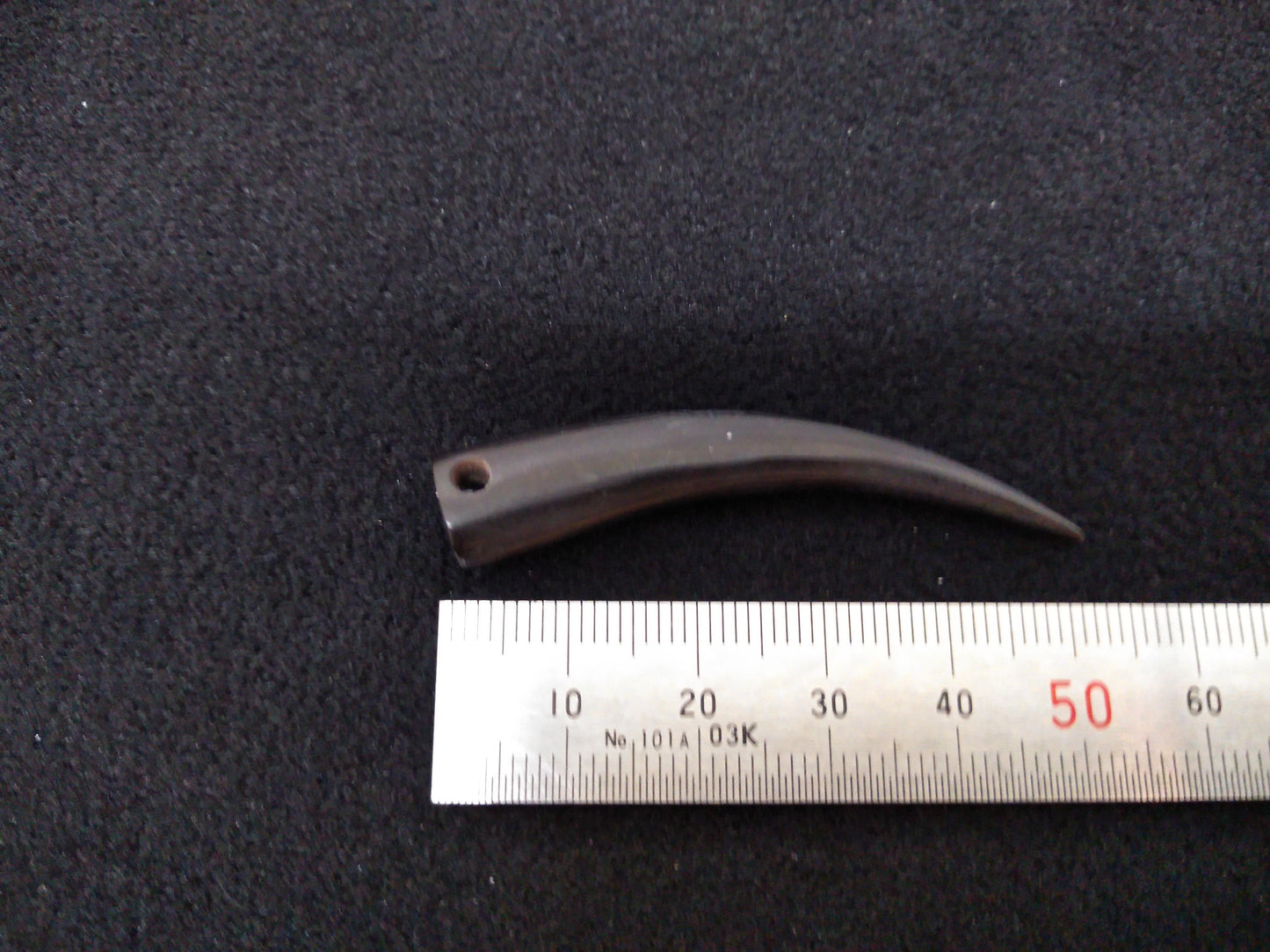 Talons, Hand Carved Black Buffalo Horn or Cow Bone 1.5"- 2.5" Drilled for Pendants