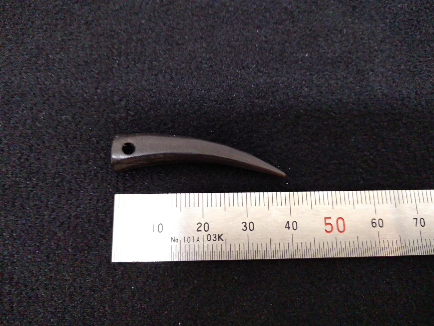 Talons, Hand Carved Black Buffalo Horn or Cow Bone 1.5"- 2.5" Drilled for Pendants