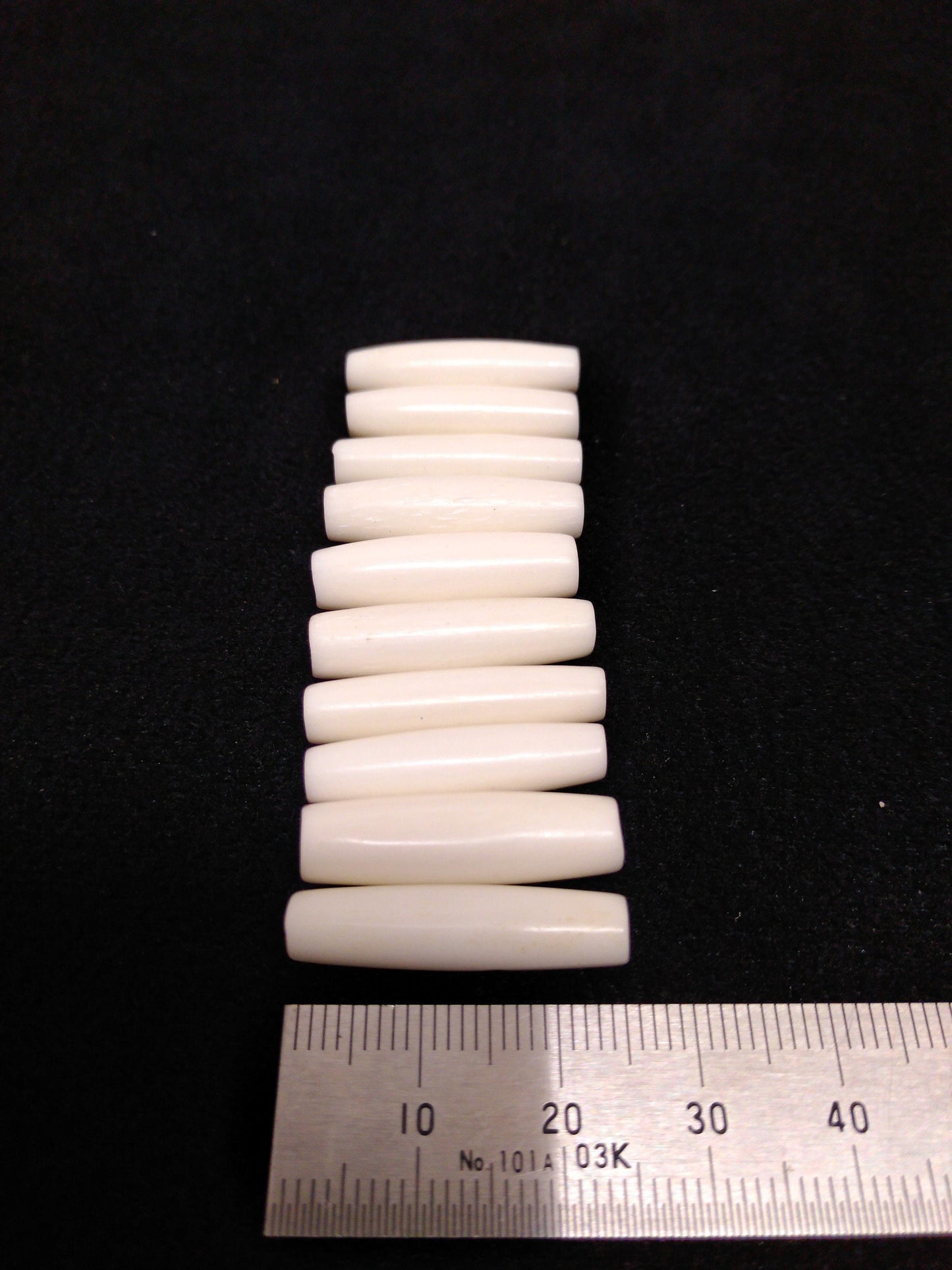 Hair Pipes, White Cow Bone, Beads, Hand Crafted, 1/2" - 4" for Necklaces, Breast Plates, Chokers, Regalia, Decoration