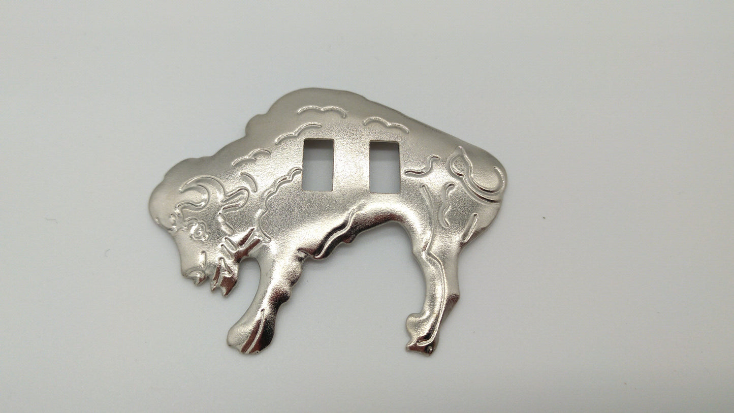 Metal Concho's for Texas Ties, Decoration, Regalia, Drums, Hair, Earrings, Jewelry, Eagle, Buffalo, Bear, Wigwam/Ti-pi, Heart, Circle