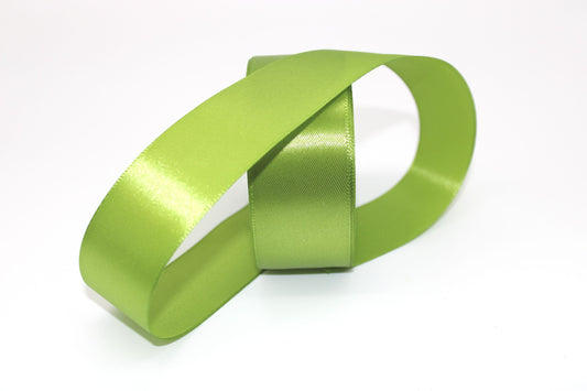 Moss Green, 11,  single face Ribbon available in 15, 20, 25, 40, and 50 mm for Ribbon Skirts, Shirts, Crafts, Weddings and gifts