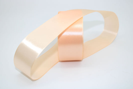 Champagne, 14,  single face Ribbon available in 15, 20, 25, 40, and 50 mm for Ribbon Skirts, Shirts, Crafts, Weddings and gifts