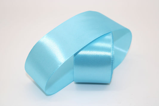 Lake Blue, 18,  single face Ribbon available in 15, 20, 25, 40, and 50 mm for Ribbon Skirts, Shirts, Crafts, Weddings and gifts