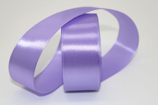 Light Purple, Lilac, 19,  Single face Ribbon available in 15, 20, 25, 40, and 50 mm for Ribbon Skirts, Shirts, Crafts, Weddings and gifts