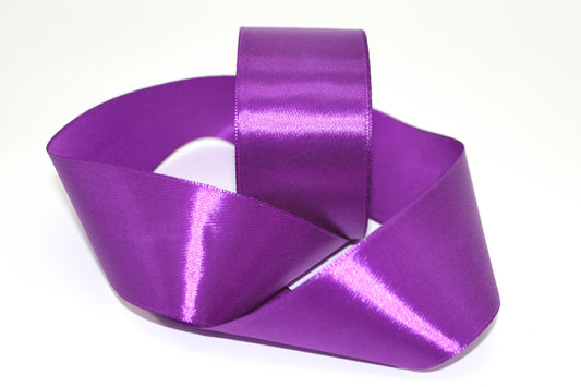 Dark Purple, 20,  Single face Ribbon available in 15, 20, 25, 40, and 50 mm for Ribbon Skirts, Shirts, Crafts, Weddings and gifts