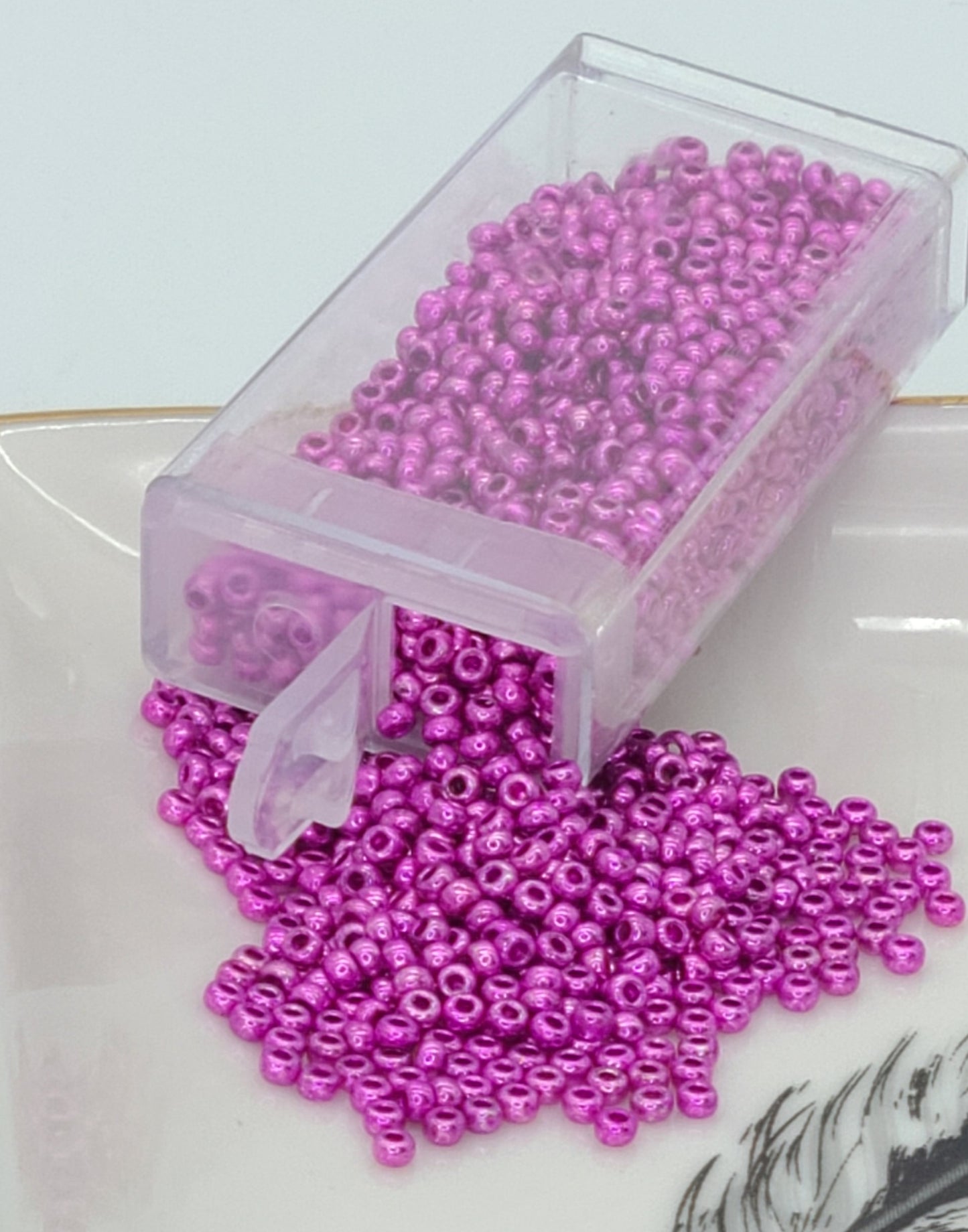 Czech Seed Beads, Premium, 10/0, 37 color choices and/or finishes, New flip top lid design