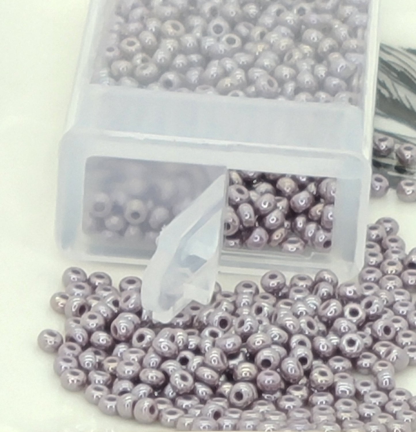 Czech Seed Beads, Premium, 10/0, 37 color choices and/or finishes, New flip top lid design