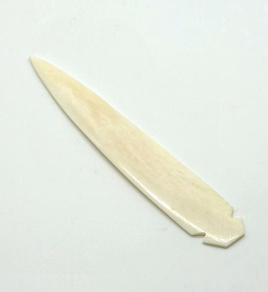 Spear Head, Cow Bone, Hand Crafted, Indigenous, 6.5"