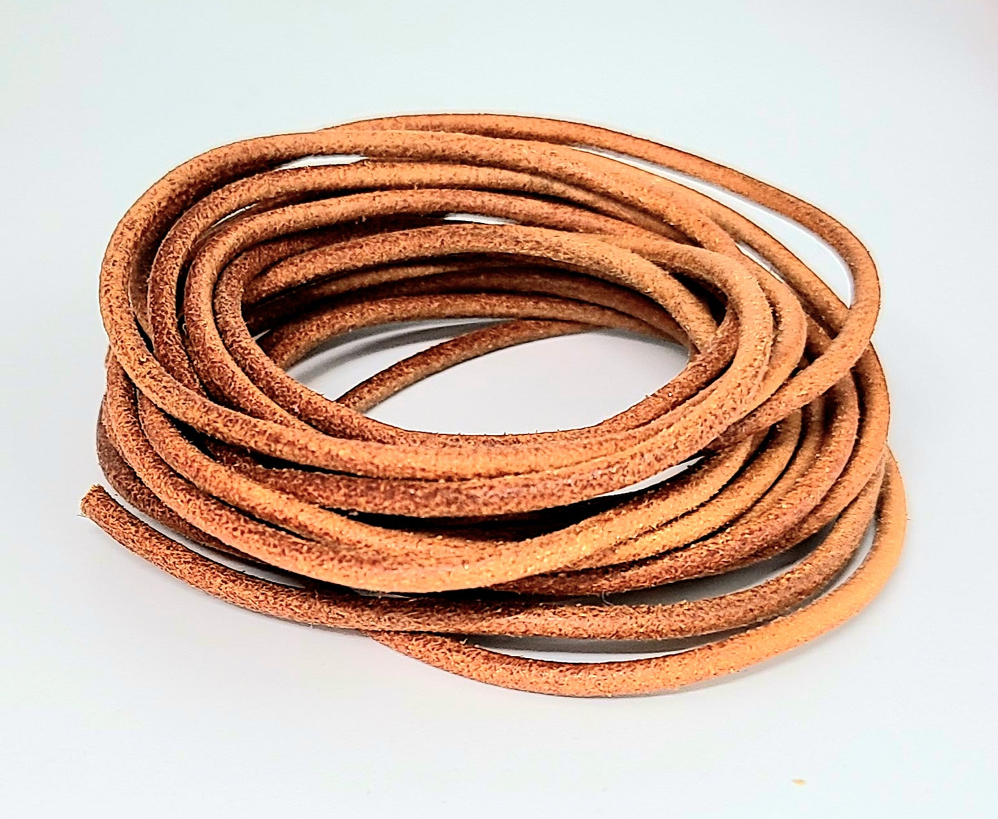 3mm Leather cord, sold by the yard, for Jewelry, crafts, binding, Red, Black, natural