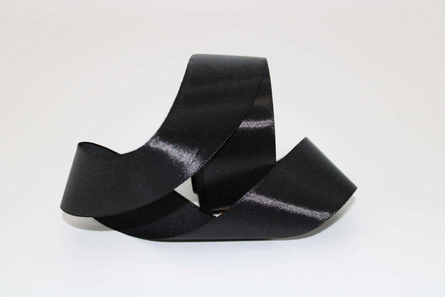 Black, 04 single face Ribbon available in 15, 20, 25, 40, and 50 mm for Ribbon Skirts, Shirts, Crafts, Weddings and gifts