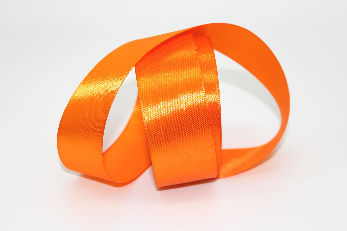 Orange, 08 single face Ribbon available in 15, 20, 25, 40, and 50 mm for Ribbon Skirts, Shirts, Crafts, Weddings and gifts