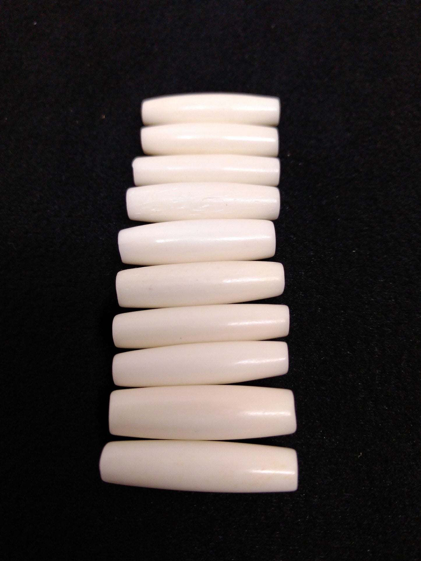 Hair Pipes, White Cow Bone, Beads, Hand Crafted, 1/2" - 4"  for Necklaces, Breast Plates, Chokers, Regalia, Decoration