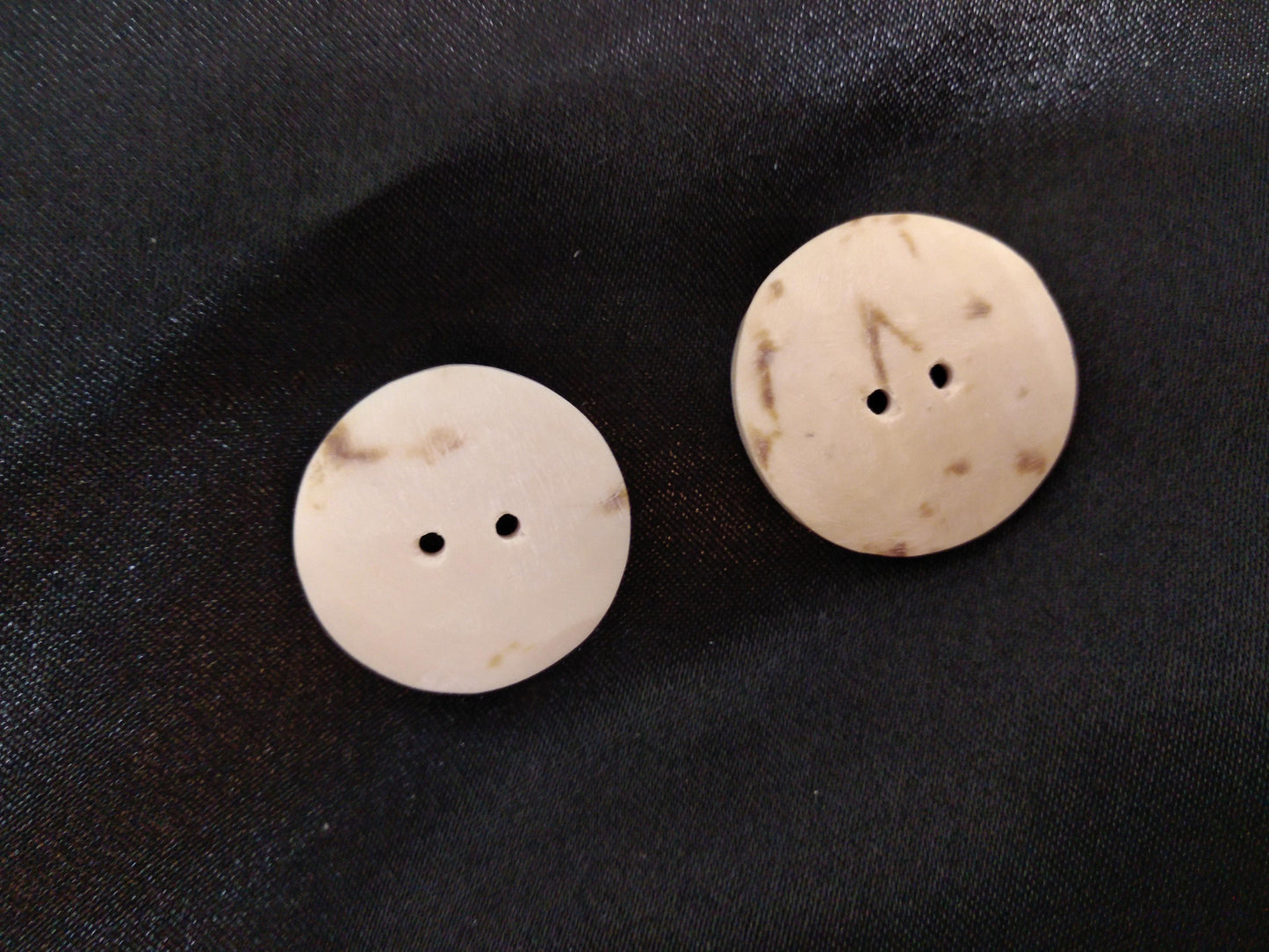 Shell Disc Buttons 1", 1.5", 2" or 2.5" each for Regalia, Button Blankets, Shawls, Macrame, Hats, and Broaches or Clasps