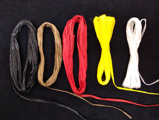 Simulated Sinew Thread/lacing waxed. for sewing, Looming, Threading, Binding, Earrings, Jewelry, Chokers, Red, White, Yellow, Black, Purple, Green, Light Brown, Dark Brown, Orange, and Royal Blue