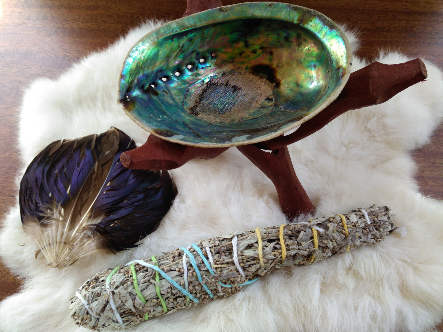 4 3/4" - 5" Paua Shells aka Abalone Shells for Smudging, Ceremonies, Sage, Sweetgrass, Cedar, Tobacco