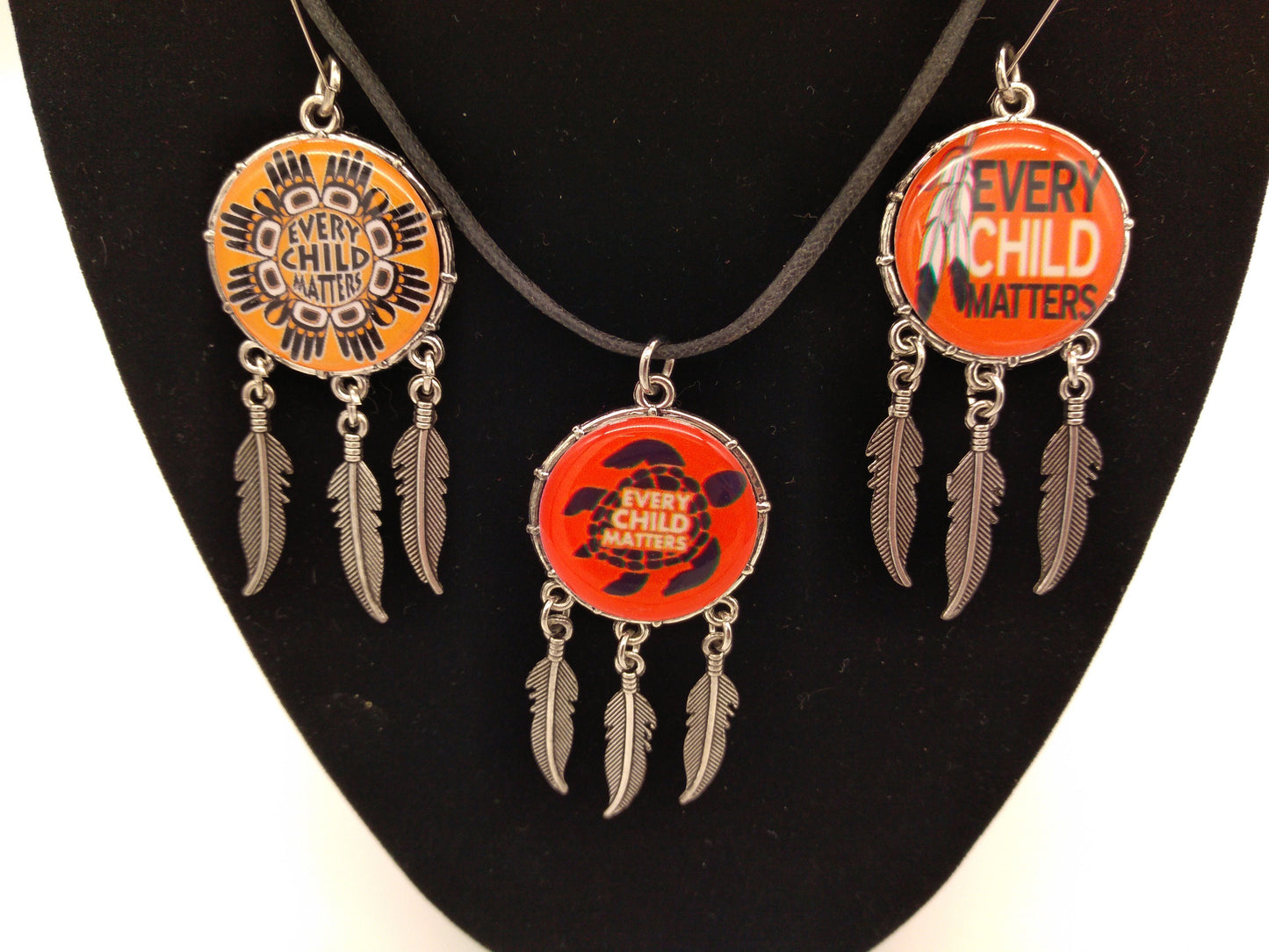 Every Child Matters Necklace or Earrings 3 styles to choose from or Customize your own.